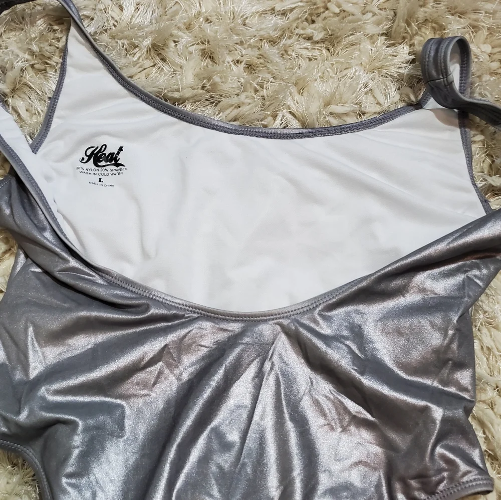 One piece sun kiss silver swimsuit